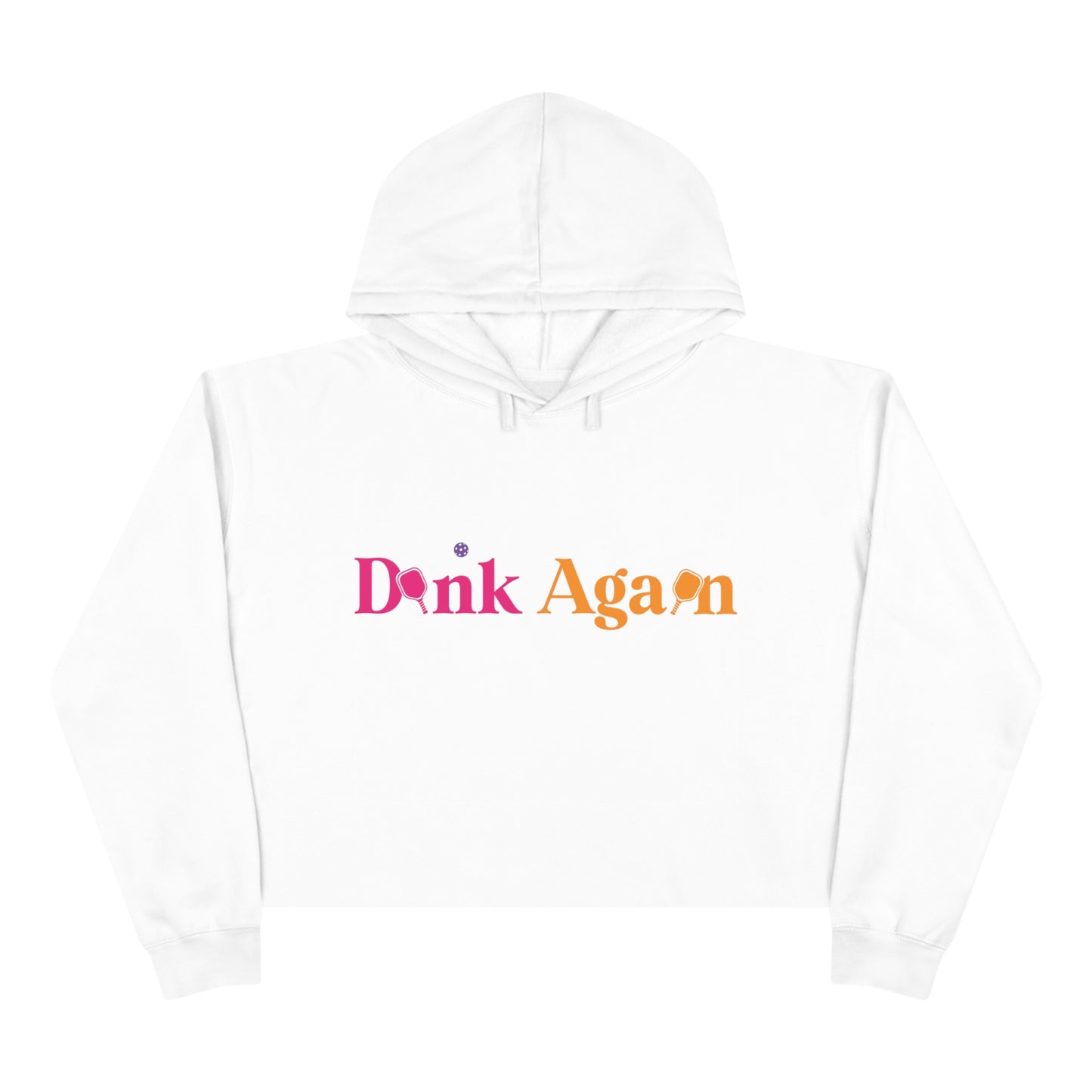 Crop Hoodie - White