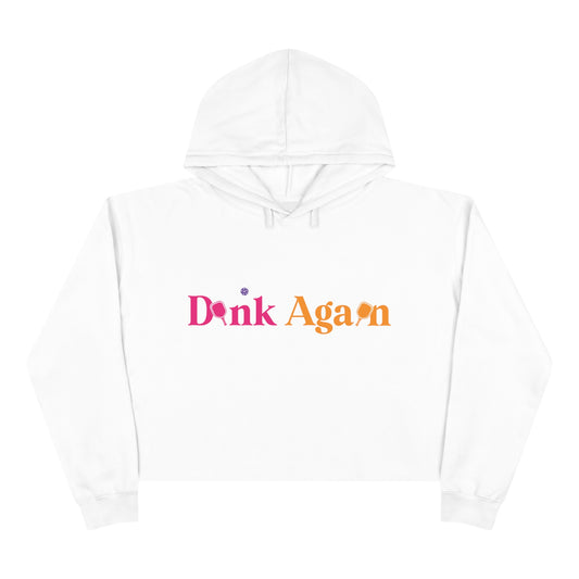 Crop Hoodie - White